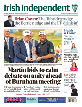 Cover of Irish Independent