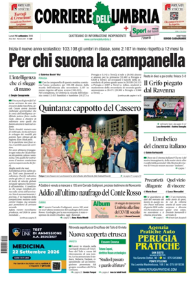 Cover of Corriere dell Umbria