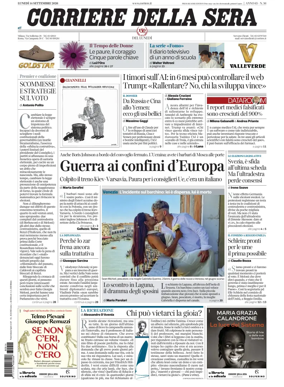 Cover of Corriere della Sera