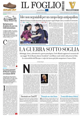 Cover of Il Foglio Quotidiano