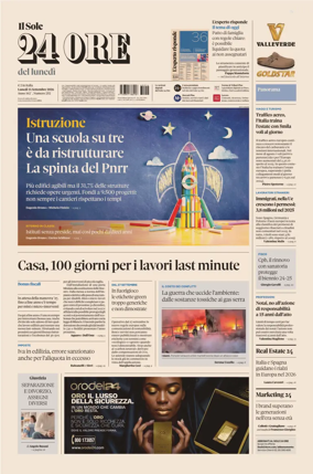 Cover of Il Sole 24 Ore