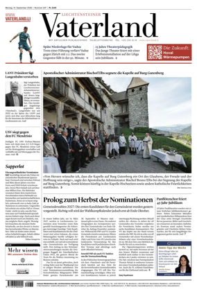 Cover of Liechtensteiner Vaterland