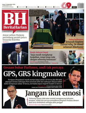Cover of Berita Harian