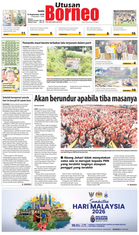 Cover of Utusan Borneo (Sarawak)