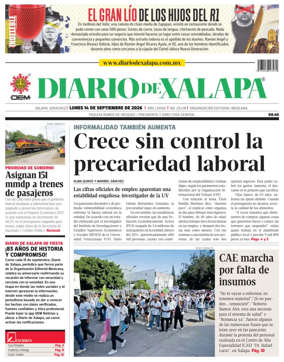 Cover of Diario de Xalapa