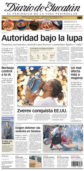 Cover of Diario de Yucatan