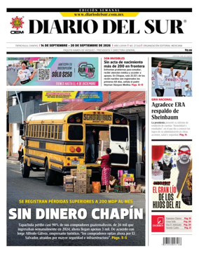 Cover of Diario del Sur