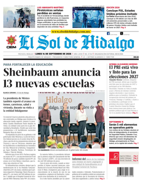 Cover of El Sol de Hidalgo
