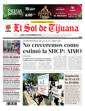 Cover of El Sol de Tijuana