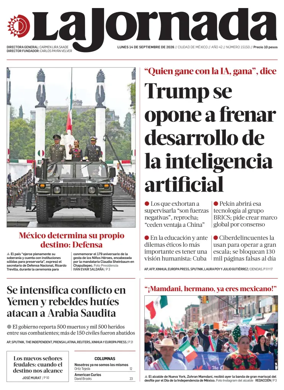 Cover of La Jornada