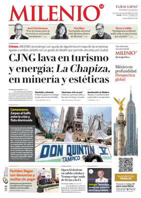 Cover of Milenio Tamaulipas