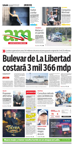 Cover of Periodico AM (Leon)
