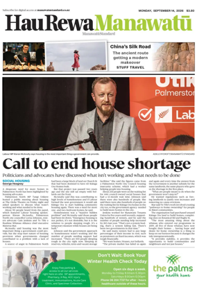 Cover of Manawatu Standard