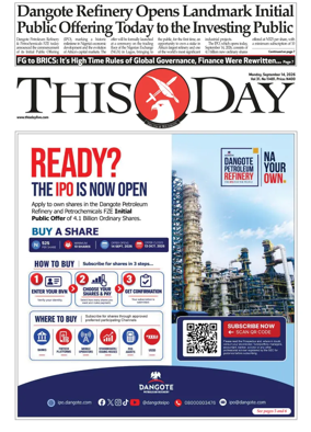 Cover of THISDAY
