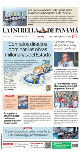 Cover of La Estrella de Panama
