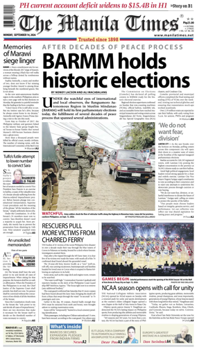 Cover of The Manila Times