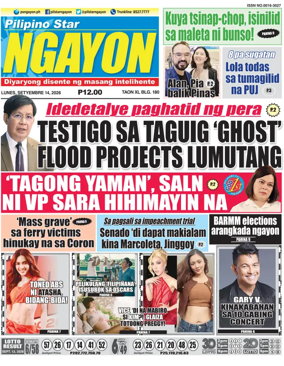 Cover of Pilipino Star Ngayon