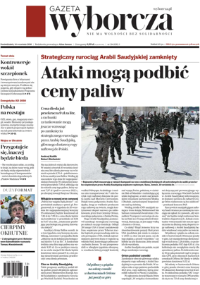 Cover of Gazeta Wyborcza