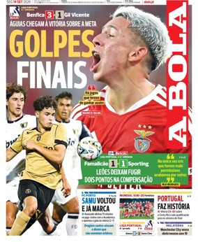 Cover of A BOLA (Portuguese)