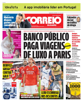 Cover of Correio da Manha
