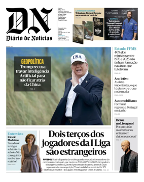 Cover of Diario de Noticias