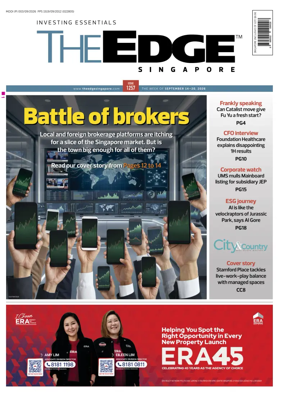 Cover of The Edge Singapore