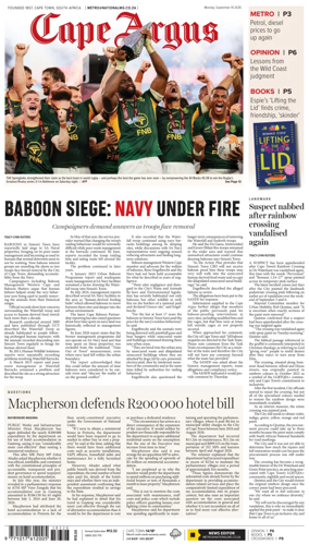 Cover of Cape Argus