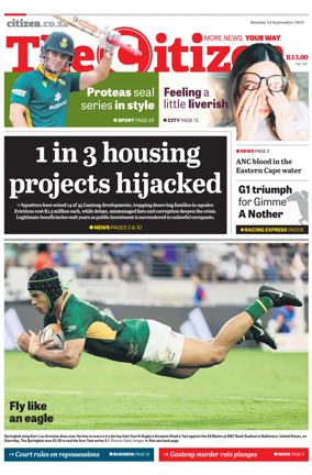 Cover of The Citizen (KZN)