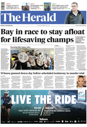 Cover of The Herald (South Africa)