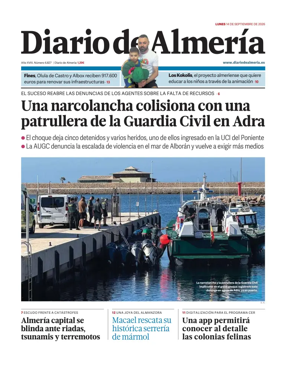 Cover of Diario de Almeria