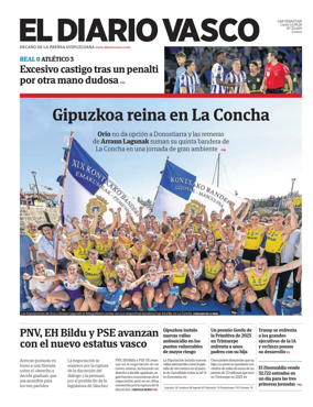 Cover of Diario Vasco (Alto Urola)