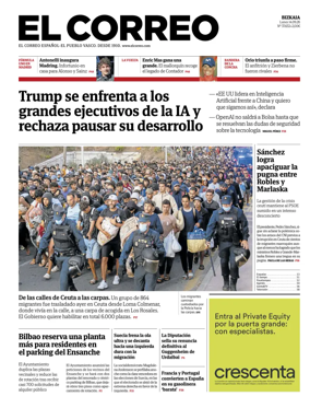 Cover of El Correo (Vizcaya)