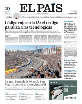 Cover of EL PAIS Andalucia
