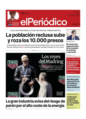 Cover of El Periodico - Castellano