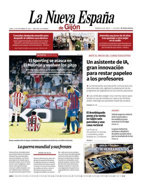 Cover of La Nueva Espana (Gijon)