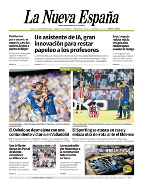 Cover of La Nueva Espana (Occidente)