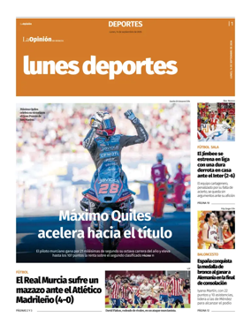 Cover of Lunes Deportes