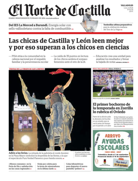 Cover of Norte de Castilla (Valladolid)