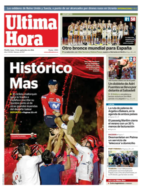 Cover of Ultima Hora