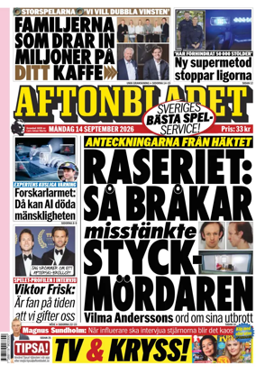 Cover of Aftonbladet