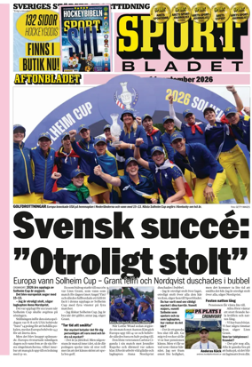 Cover of Sportbladet