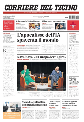 Cover of Corriere del Ticino