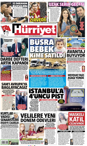 Cover of Hurriyet