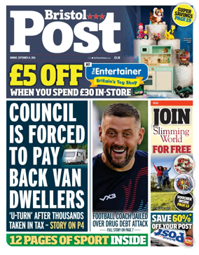 Cover of Bristol Post