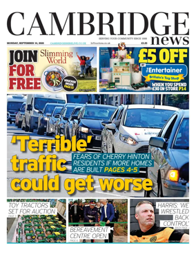 Cover of Cambridge News