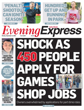 Cover of Evening Express