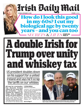 Cover of Irish Daily Mail