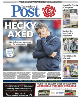 Cover of Lancashire Evening Post
