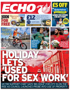 Cover of Liverpool Echo