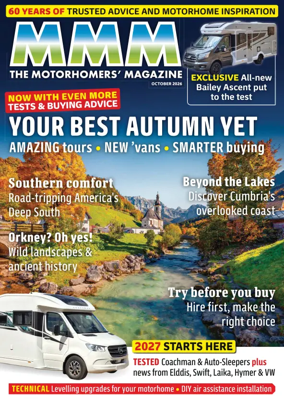 Cover of MMM The Motorhomers' Magazine